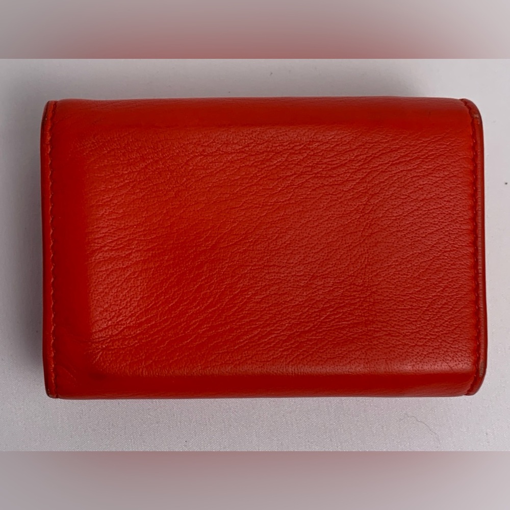 Balenciaga Red Papier Mini Wallet - Picture 9 of 15
